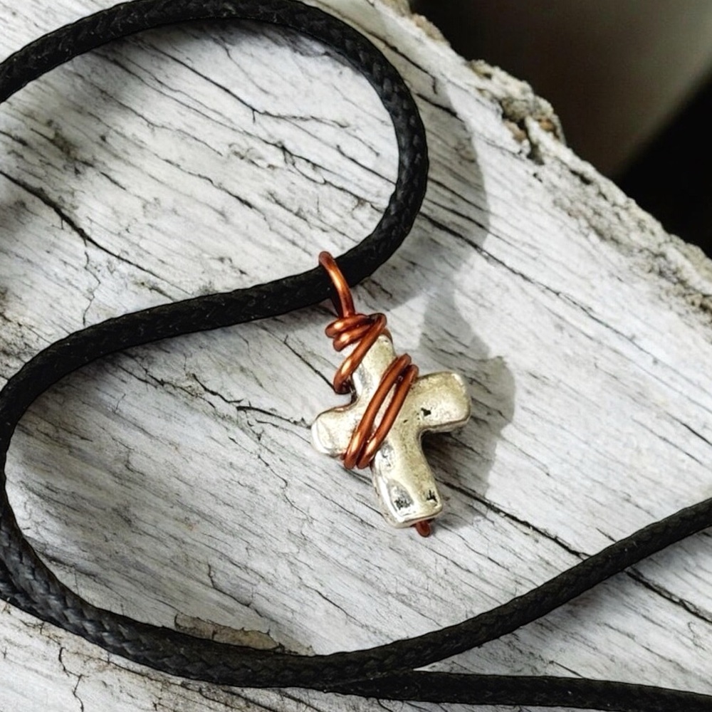 5 For $25💫Alternative Silver Cross Pendant Necklace